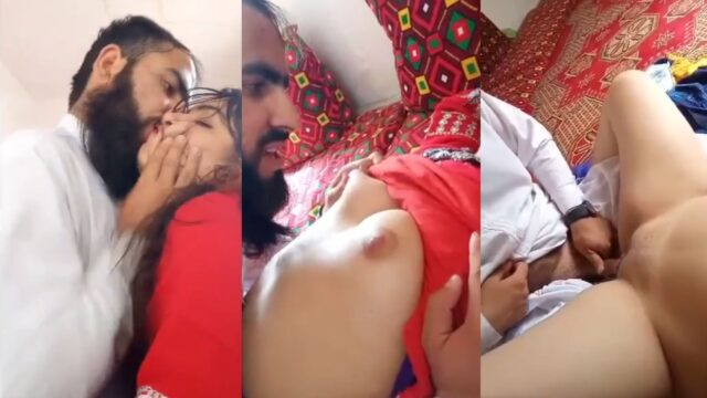 Hot Paki bhabhi’s boobs enjoyed and pussy fucked viral MMS Video