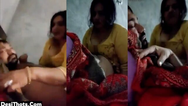 Hot Pakistani bhabhi cleavage show and riding dick, MMS Viral