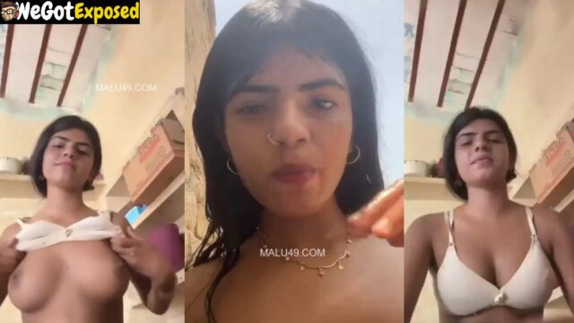 Cute Desi Girl Showing Her Boobs
