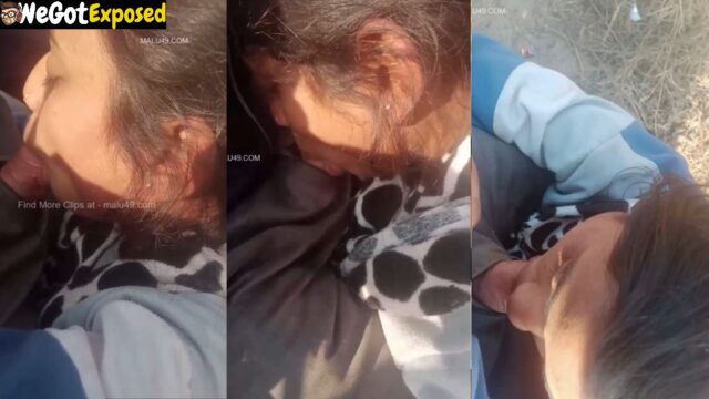 Desi GF Gives Outdoor Blowjob to Her Boyfriend