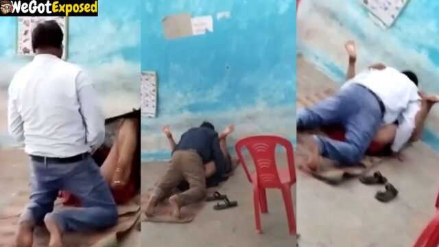 Desi School Teachers Fuck in the Classroom