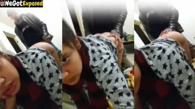 Horny NRI Babe Filmed MMS With Biker