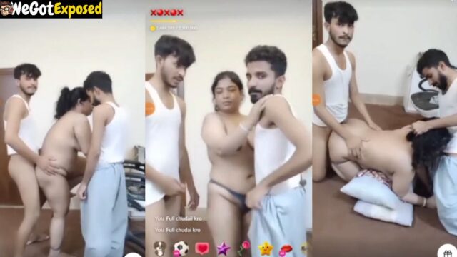 Pakistani Couple Live Threesome Fucking Stream